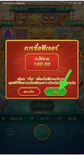 การซื้อฟรีสปิน